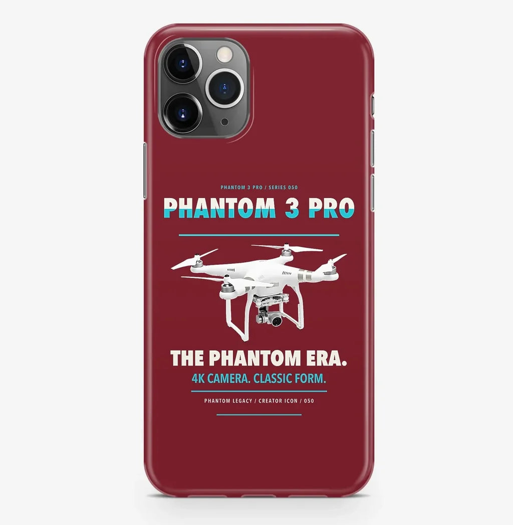DJI Phantom 3 Professional Case ProMax design on dark red iphone case promax