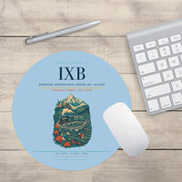 Thumbnail for Bagdogra International Airport (IXB) design on light blue round mouse pad