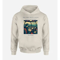 Thumbnail for VINTAGE G4368 - The Ferry Pilot's Ocean - Premium Hoodie design on khaki premium
