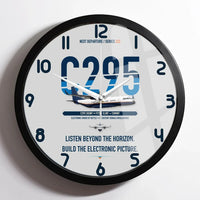 Thumbnail for Airbus C295 SIGINT design on light gray framed wall clock