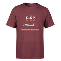 Thumbnail for E-8C Joint STARS design on dark red double-side t-shirt, single-side print