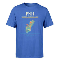 Thumbnail for Phnom Penh International Airport (PNH) T-Shirt single-side front print in Blue | phnom-penh-international-airport-pnh-double-side-t-shirt
