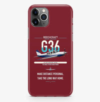 Thumbnail for Beechcraft Bonanza G36 design on dark red magsafe iphone case, for iPhone Pro Max