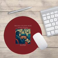 Thumbnail for VINTAGE G4294 - The Solo Atlantic Night - Designed Mouse Pads design on darkred round
