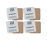 Thumbnail for Cessna Citation 650 - Citation III design on light gray 4 pieces set coaster