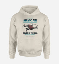 Thumbnail for DJI Mavic Air design on khaki hoodie single side