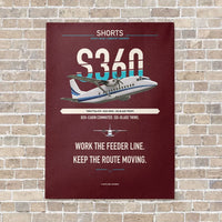 Thumbnail for Shorts 360-300 vertical canvas print - no frame - dark red background