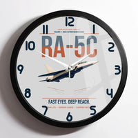 Thumbnail for RA-5C Vigilante design on light gray framed wall clock