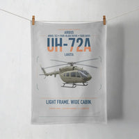 Thumbnail for Airbus UH-72A Lakota design on light gray towel
