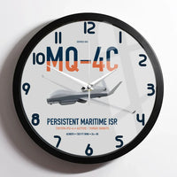 Thumbnail for MQ-4C Triton IFC-4 design on light gray framed wall clock