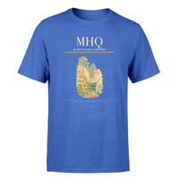 Thumbnail for Mariehamn Airport (MHQ) T-Shirt single-side front print in Blue | mariehamn-airport-mhq-double-side-t-shirt