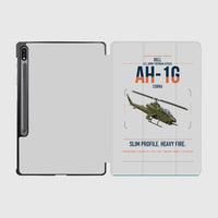 Thumbnail for Bell AH-1G Cobra design on light gray samsung tablet tablet case