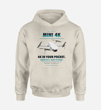 Thumbnail for DJI Mini 4K design on khaki hoodie single side