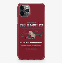 Thumbnail for Autel EVO II Dual 640T V3 Case ProMax design on dark red iphone case promax