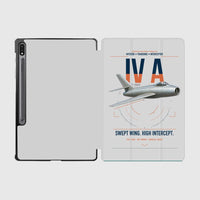 Thumbnail for Dassault Mystère IV A design on light gray samsung tablet tablet case