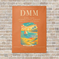 Thumbnail for King Fahd International Airport DMM - Canvas Framed - Orange