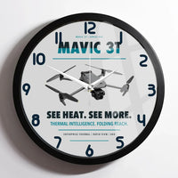 Thumbnail for DJI Mavic 3 Thermal design on light gray framed wall clock