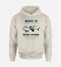 Thumbnail for DJI Mavic 3 Thermal design on khaki hoodie single side