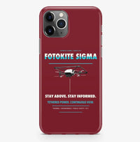 Thumbnail for Fotokite Sigma Case ProMax design on dark red iphone case promax