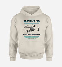 Thumbnail for DJI Matrice 30 design on khaki hoodie single side