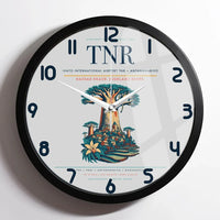 Thumbnail for Ivato International Airport (TNR) design on light gray framed wall clock