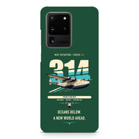 Thumbnail for Boeing 314 Clipper design on samsung case - dark green