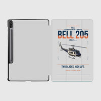 Thumbnail for Bell 205A-1++ design on light gray samsung tablet tablet case