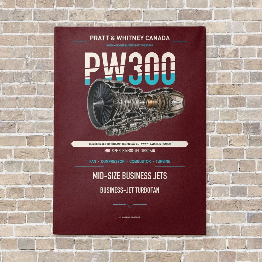 PW300 vertical canvas print - no frame - dark red background