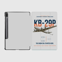 Thumbnail for KB-29P SUPERFORTRESS design on light gray samsung tablet tablet case