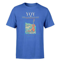 Thumbnail for Sydney–J.A. Douglas McCurdy Airport (YQY) T-Shirt single-side front print in Blue | sydneyja-douglas-mccurdy-airport-yqy-double-side-t-shirt