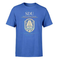 Thumbnail for Santos Dumont Airport (SDU) T-Shirt single-side front print in Blue | santos-dumont-airport-sdu-double-side-t-shirt