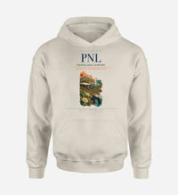Thumbnail for Pantelleria Airport (PNL) design on khaki hoodie single-side print