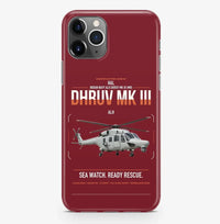 Thumbnail for HAL ALH Dhruv Mk III design on dark red magsafe iphone case, for iPhone Pro Max