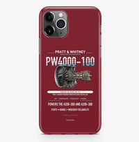 Thumbnail for PW4000-100 Case ProMax design on dark red iphone case promax