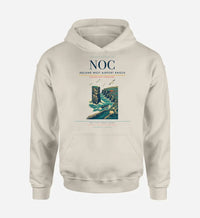 Thumbnail for Ireland West Airport Knock (NOC) design on khaki hoodie single-side print