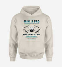 Thumbnail for DJI Mini 5 Pro design on khaki hoodie single side