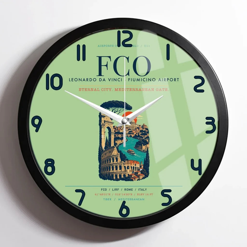 Rome Leonardo da Vinci Fiumicino Airport FCO - Green