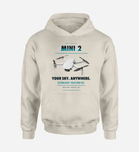 Thumbnail for DJI Mini 2 design on khaki hoodie single side