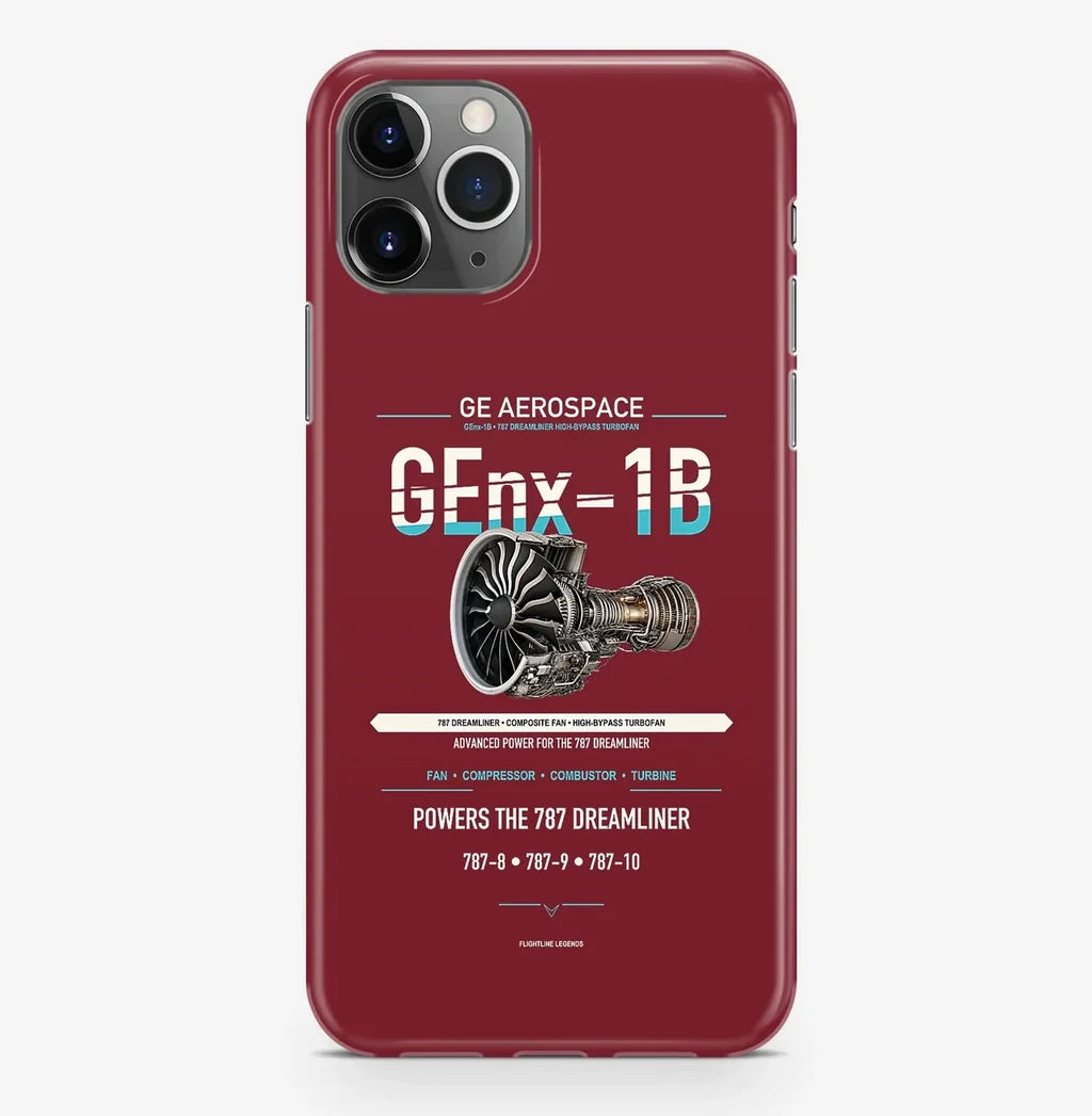 GEnx-1B Case ProMax design on dark red iphone case promax