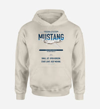 Thumbnail for Cessna Citation Mustang design on khaki double-side hoodie, single-side print