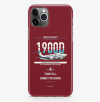Thumbnail for Beechcraft 1900D Case ProMax design on dark red iphone case promax