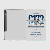 Thumbnail for Cessna 172 Skyhawk design on light gray samsung tablet tablet case