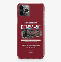 Thumbnail for CFM56-5C Case ProMax design on dark red iphone case promax