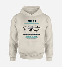 Thumbnail for DJI Air 3S design on khaki hoodie single side