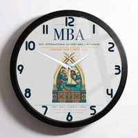 Thumbnail for Moi International Airport (MBA) design on light gray framed wall clock