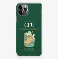Thumbnail for Corfu Airport (CFU) design on dark green iPhone 16 Pro MagSafe case