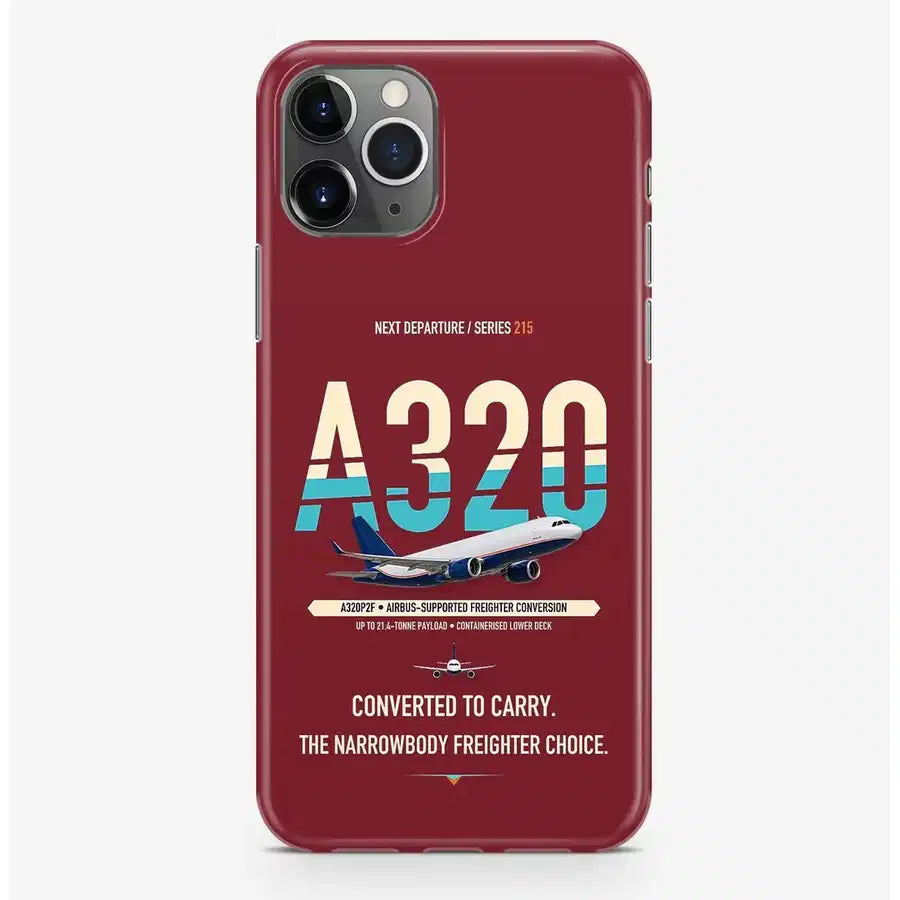 Airbus A320P2F Case ProMax design on dark red iphone case promax