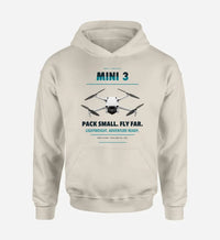 Thumbnail for DJI Mini 3 design on khaki hoodie single side