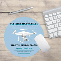Thumbnail for DJI P4 Multispectral design on light blue round mouse pad
