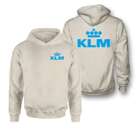 Thumbnail for KLM Royal Dutch Airlines logo on khaki double side hoodie